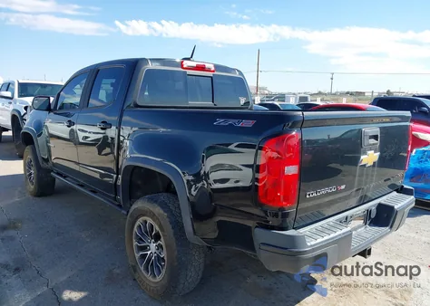 2018 Chevrolet Colorado Zr2 from USA, damaged, VIN 1GCGTEEN1J1303596